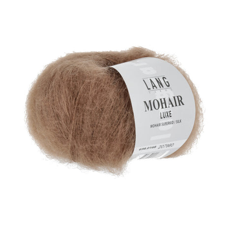 Lang Yarns Mohair Luxe Yarn, 175m / 25g – Cognac (0168)