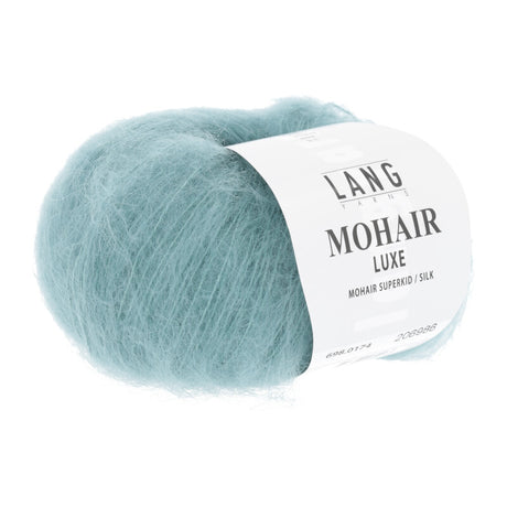Lang Yarns Mohair Luxe Yarn, 175m / 25g – Atlantic (0174)