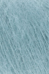 Lang Yarns Mohair Luxe Yarn, 175m / 25g – Atlantic (0174), yarn texture