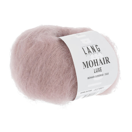 Lang Yarns Mohair Luxe Yarn, 175m / 25g – Light Dusky Pink (0248)