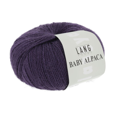 Lang Yarns Baby Alpaca Yarn, 170m / 50g – Viola (0080)