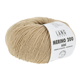 Lang Yarns Merino 200 Bébé Yarn, 203m / 50g – Camel (0339)