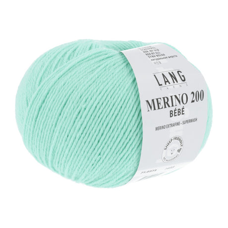 Lang Yarns Merino 200 Bébé Yarn, 203m / 50g – Emerald (0373)