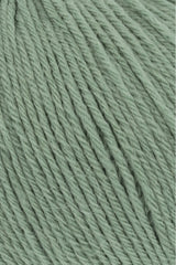 Lang Yarns Merino 200 Bébé Yarn, 203m / 50g – Agave (0416), yarn texture