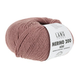 Lang Yarns Merino 200 Bébé Yarn, 203m / 50g – Rosewood (0548)