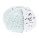 Lang Yarns Merino 200 Bébé Yarn, 203m / 50g – Baby Turquoise (0579)