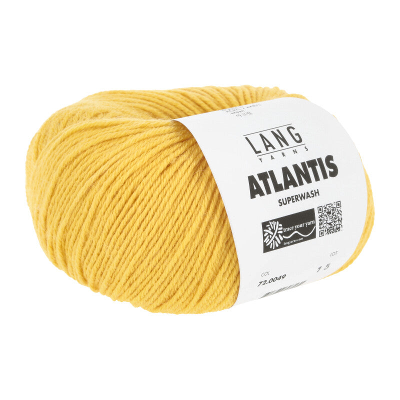 Lang Yarns Atlantis – 50g / 135m – Yellow (0049)