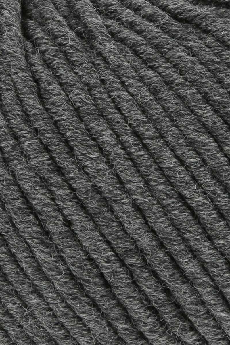 Lang Yarns Merino 70 – 50g / 70m – Dark Grey Mélange (0005) – detail