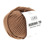 Lang Yarns Merino 70 – 50g / 70m – Brown (0195)