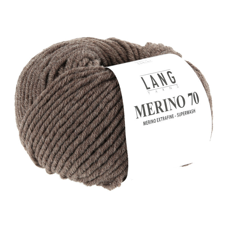 Lang Yarns Merino 70 – 50g / 70m – Sand Mélange (0196)