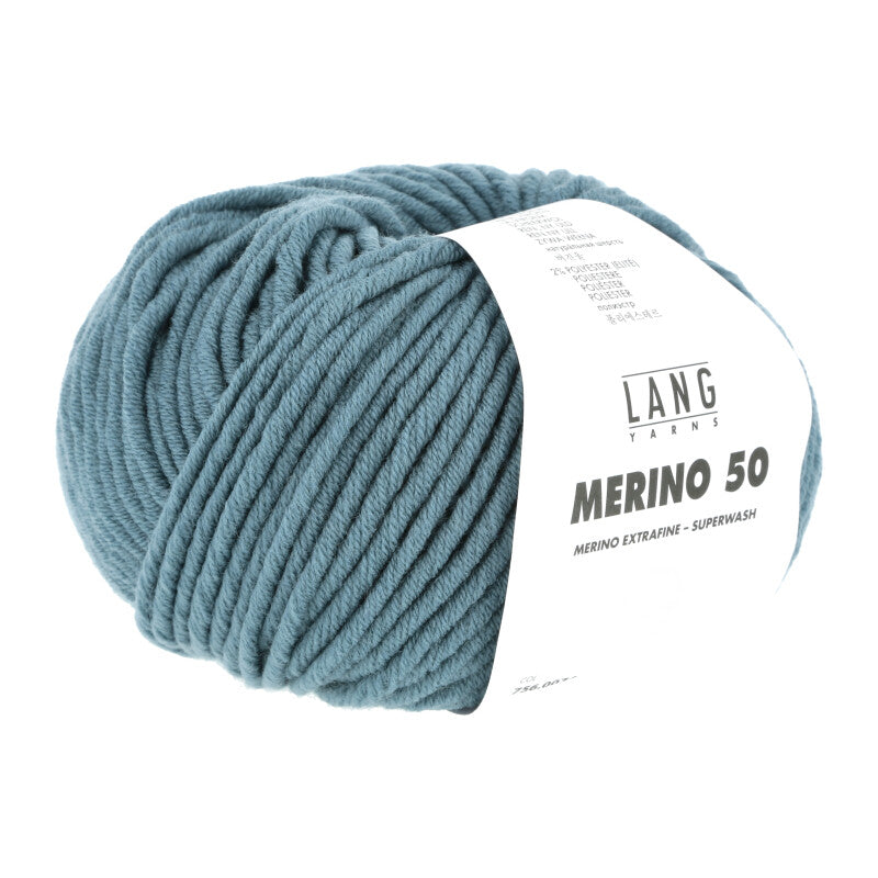 Lang Yarns Merino 50 – 100g / 90m – Atlantic (0074)