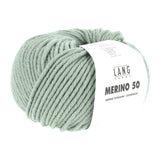 Lang Yarns Merino 50 – 100g / 90m – Light Sage (0091)