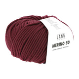 Lang Yarns Merino 50 – 100g / 90m – Bordeaux (0164)