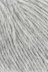 Lang Yarns Cashmere Premium Yarn, 115m / 25g – Silver Grey Mélange (0003), yarn texture