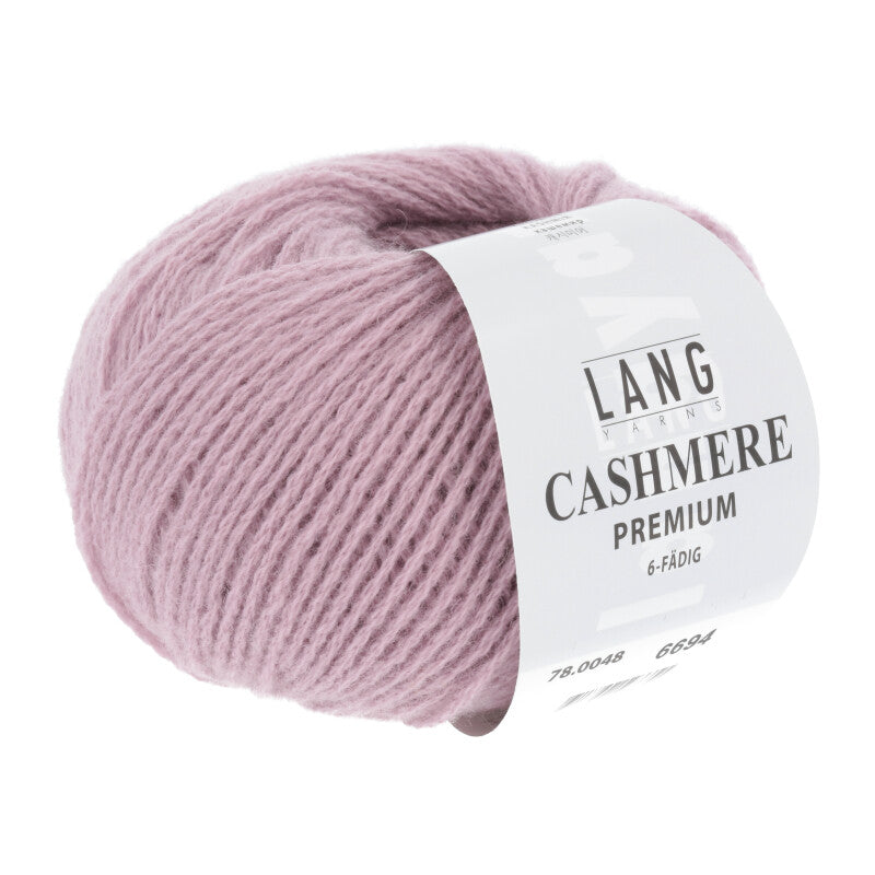 Lang Yarns Cashmere Premium Yarn, 115m / 25g – Dusky Pink (0048)