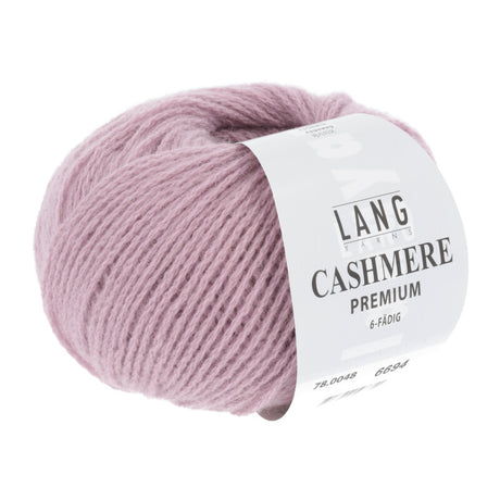 Lang Yarns Cashmere Premium Yarn, 115m / 25g – Dusky Pink (0048)