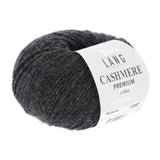 Lang Yarns Cashmere Premium Yarn, 115m / 25g – Anhtracite Mélange (0070)