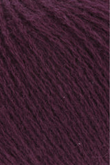 Lang Yarns Cashmere Premium Yarn, 115m / 25g – Wine (0080), yarn texture