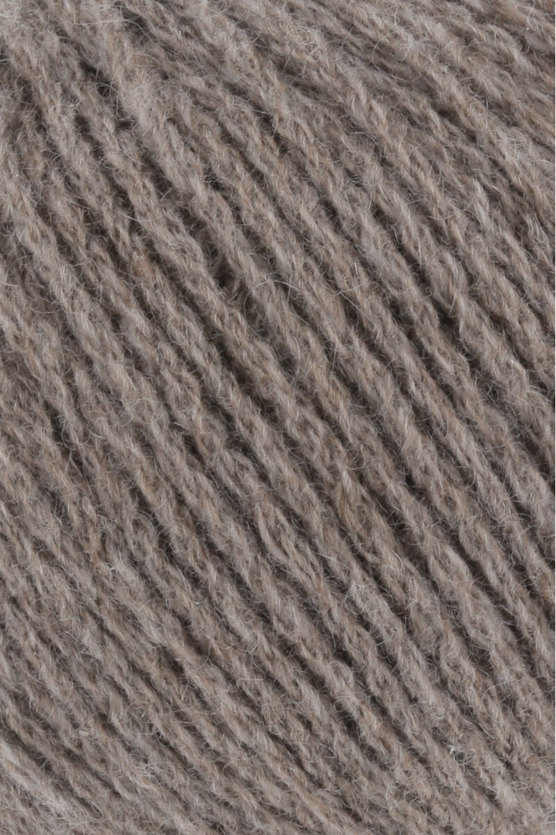 Lang Yarns Cashmere Premium Yarn, 115m / 25g – Light Brown Mélange (0167), yarn texture