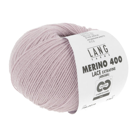 Lang Yarns Merino 400 Lace – 25g / 200m – Rose (0019)