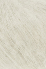 Lang Yarns Mohair Luxe Lamé – 25g / 175m – Silver - Offwhite (0094) – detail