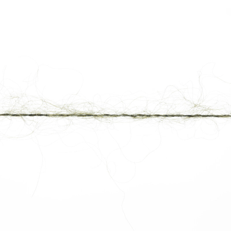 Lang Yarns Mohair Luxe Lamé – 25g / 175m – Silver - Olive Dark (0098) – yarn texture