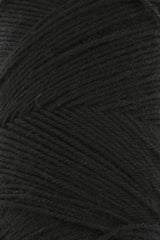 Lang Yarns Jawoll Yarn, 190m / 50g – Black (0004), yarn texture