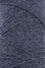 Lang Yarns Jawoll Yarn, 190m / 50g – Bleu Mélé (0069), yarn texture
