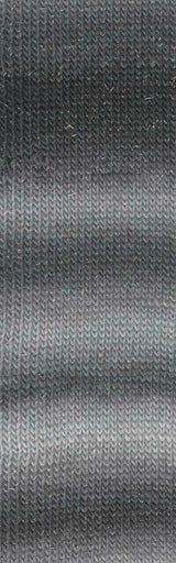 Lang Yarns Mille Colori Socks & Lace Luxe – 100g / 400m – Light Grey/Anthracite-Silver (0003) – detail