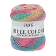 Lang Yarns Mille Colori Socks & Lace Luxe – 100g / 400m – Multicolour Light Blue/Red/Brown (0051)