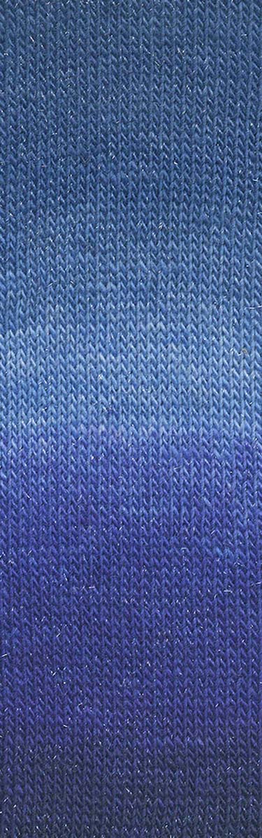 Lang Yarns Mille Colori Socks & Lace Luxe – 100g / 400m – Navy/Blue/Petrol (0215) – detail