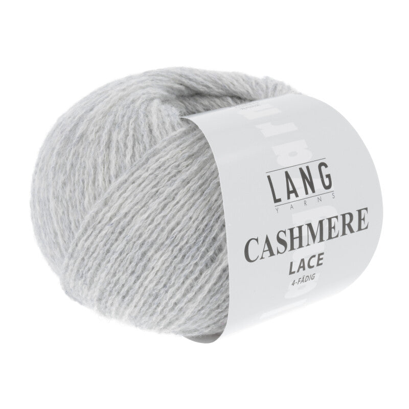 Lang Yarns Cashmere Lace – 25g / 165m – Light Grey Mélange (0023)