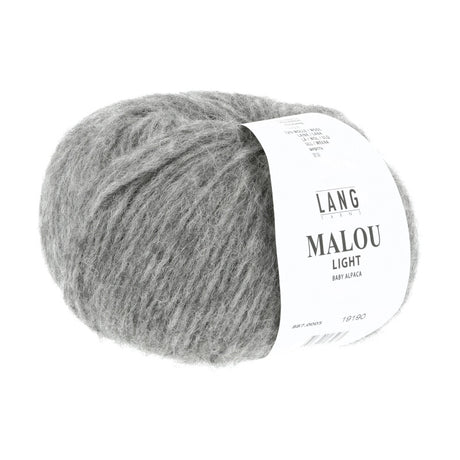 Lang Yarns Malou Light – 50g / 190m – Grey (0005)