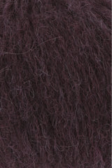 Lang Yarns Malou Light – 50g / 190m – Eggplant (0080) – detail