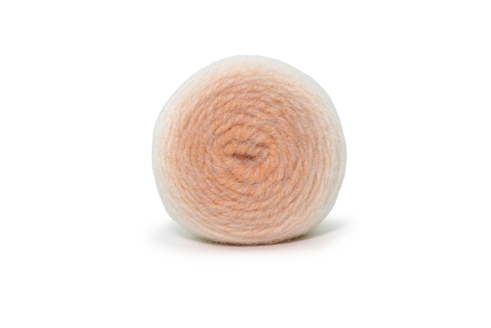Círculo Marfim – Fil acrylique dégradé (400 m / 200 g)