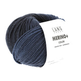 Lang Yarns Merino+ Color – 100g / 180m – Blue Marine (0035)