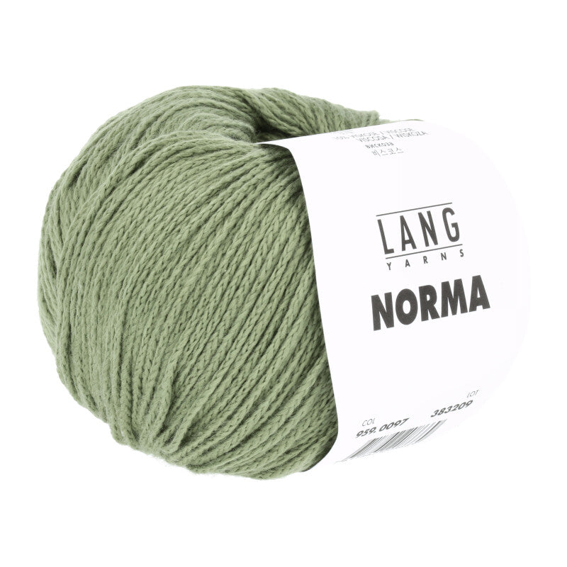 Lang Yarns Norma – 50g / 135m – Olive (0097)