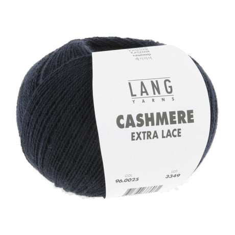 Lang Yarns Cashmere Extra Lace – 25g / 320m – Navy (0025)