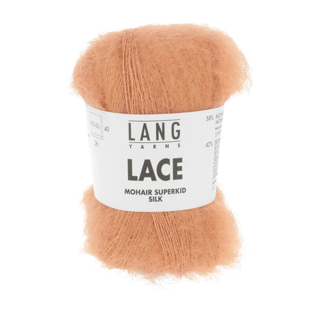 Lang Yarns Lace Yarn, 310m / 25g – Tangerine (0259)