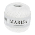 Lang Yarns Marisa – 100% Egyptian cotton yarn, 50g/210m – White (0001)