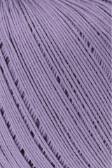 Lang Yarns Marisa – 100% Egyptian cotton yarn, 50g/210m – Purple (0012) – detail