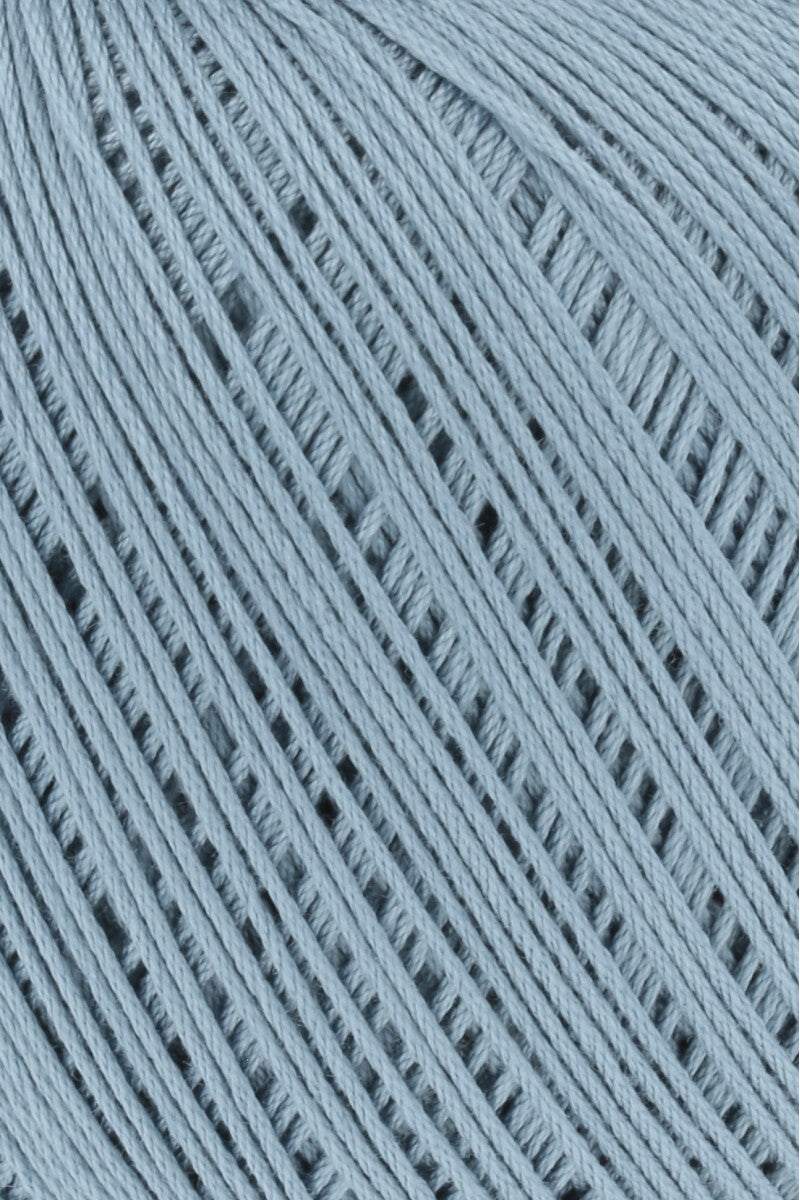 Lang Yarns Marisa – 100% Egyptian cotton yarn, 50g/210m – Light Blue (0021) – detail