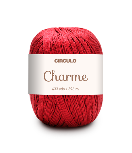 Circulo CHARME – Hilo 100% algodón mercerizado brasileño, 396m / 150g