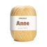 Circulo ANNE - 100% mercerized Cotton Yarn, 500m / 147g - Ball of yellow yarn with a Circulo Anne label on a white background