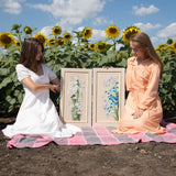 Charivna Mit Field Chamomiles, cross stitch on Aida.