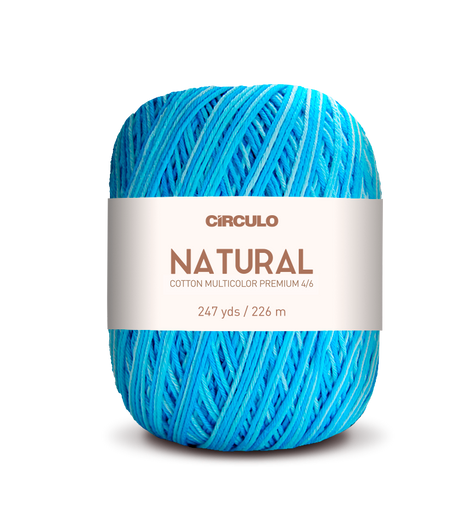 Círculo Barroco Multicolor Premium 4/6 – Brazilska bombažna preja (226m / 200g)