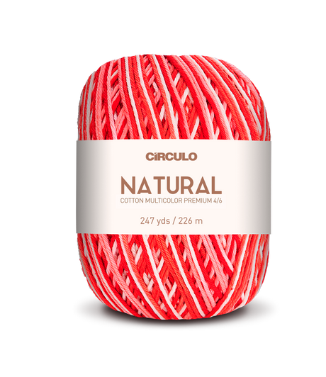Círculo Barroco Multicolor Premium 4/6 – Brazilska bombažna preja (226m / 200g)