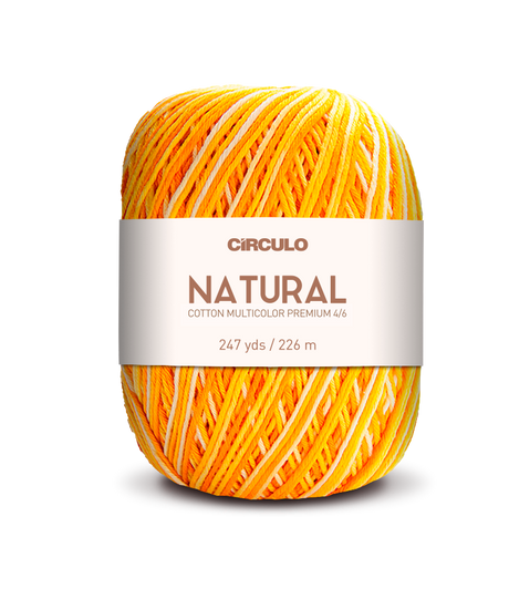 Círculo Barroco Multicolor Premium 4/6 – Brazilska bombažna preja (226m / 200g)