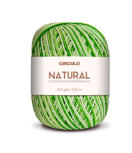 Círculo Barroco Multicolor Premium 4/6 – Brazilska bombažna preja (226m / 200g)