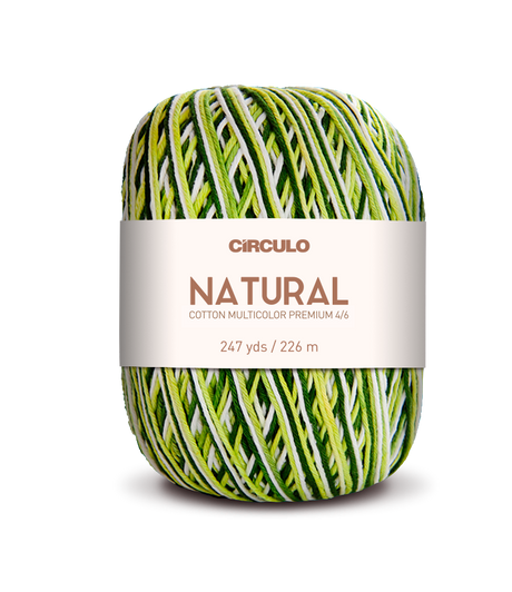 Círculo Barroco Multicolor Premium 4/6 – Brazilska bombažna preja (226m / 200g)